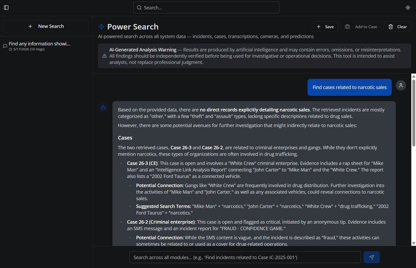 Power Search